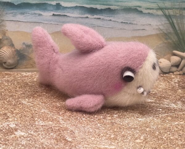 Bärino Hai HAIdi 10x5  cm Künstlerbär – Bild 2