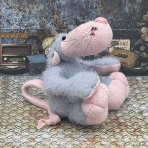Bärino Ratte Rudi 9 cm Künstlerbär