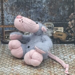 Bärino Ratte Rudi 9 cm Künstlerbär