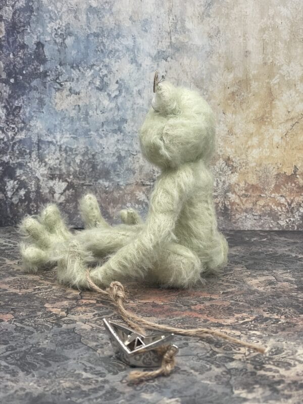Bärino Frosch Fito 19 cm Künstlerbär – Bild 5