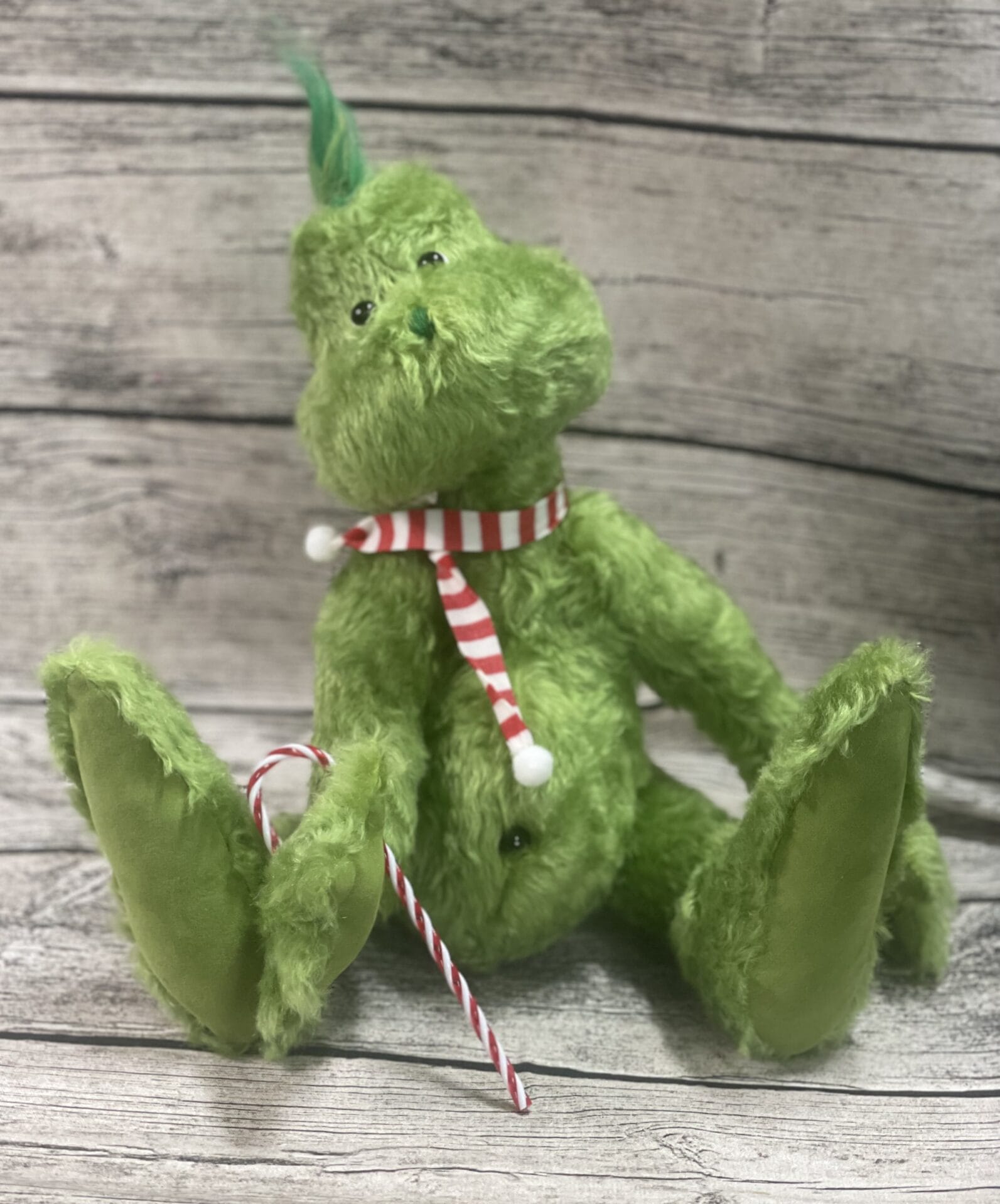 Bärino Grinch 35 cm Künstlerbär – Bild 2