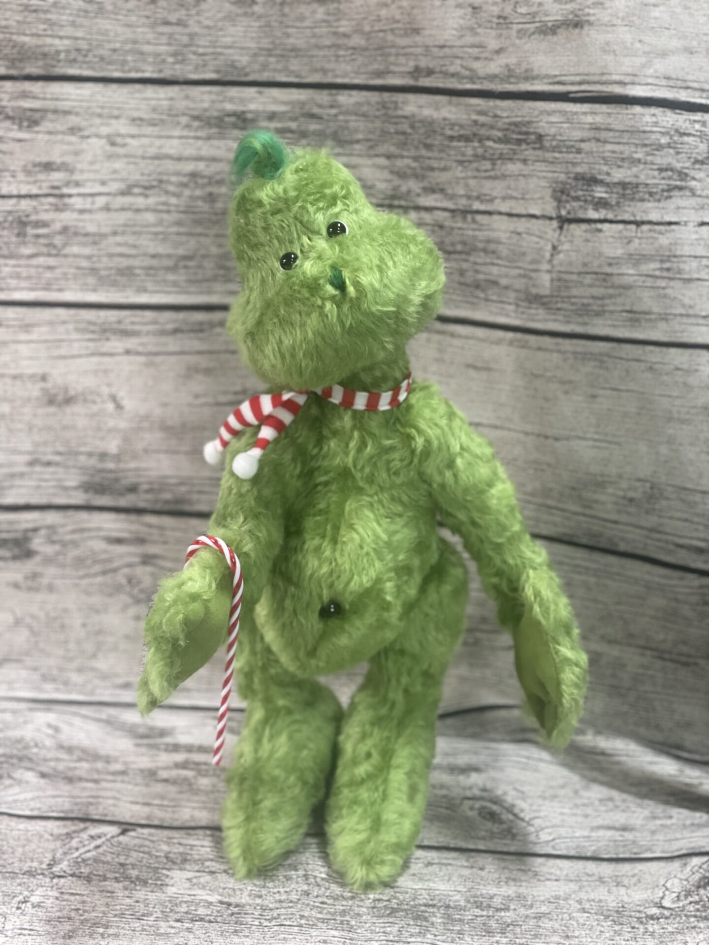 Bärino Grinch 35 cm Künstlerbär – Bild 6