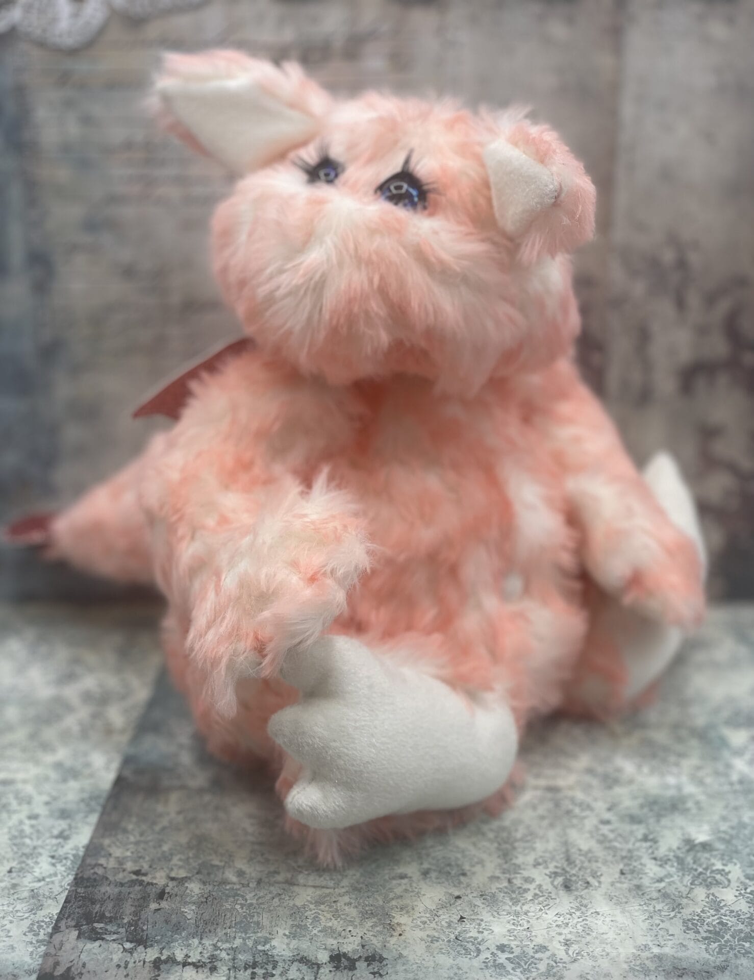 Bärino Drache Rosalinde 30 cm Künstlerbär – Bild 6