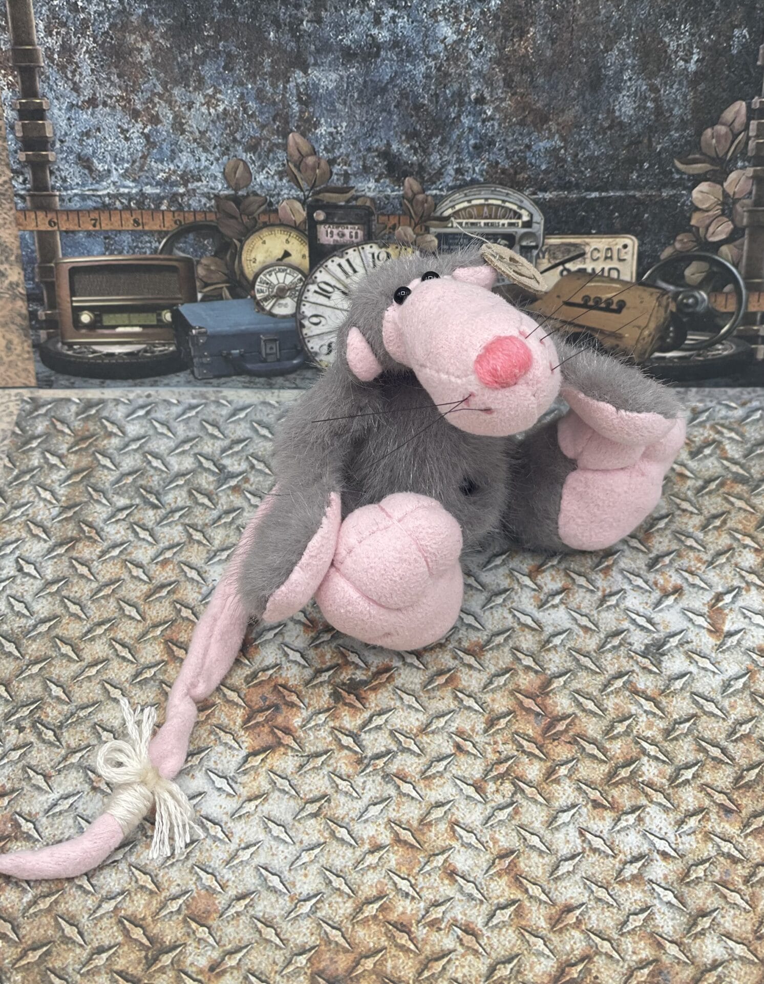 Bärino Ratte Romee 9 cm Künstlerbär – Bild 3