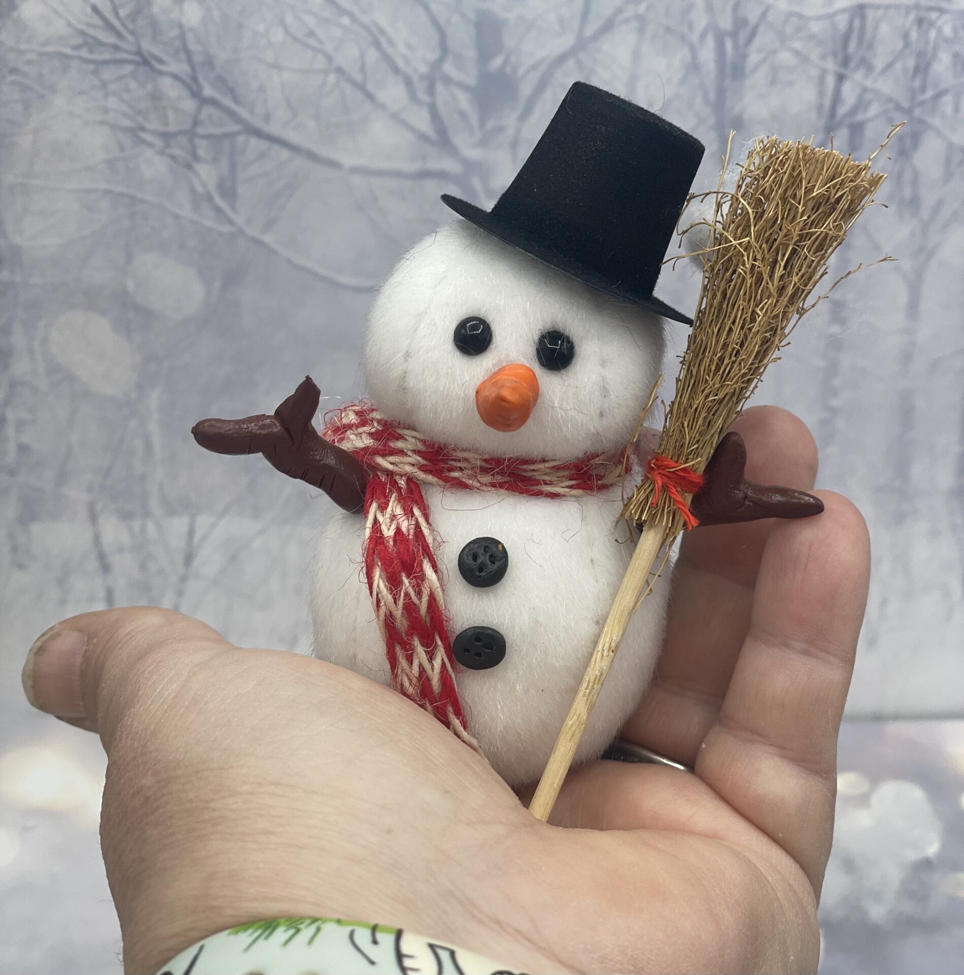 BärinoSchneemann Frosty 9 cm Künstlerbär