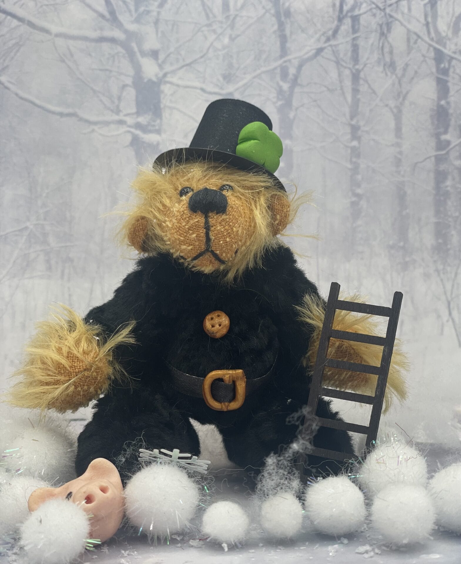 Bärino Bär Lucky 9 cm Künstlerbär – Bild 2