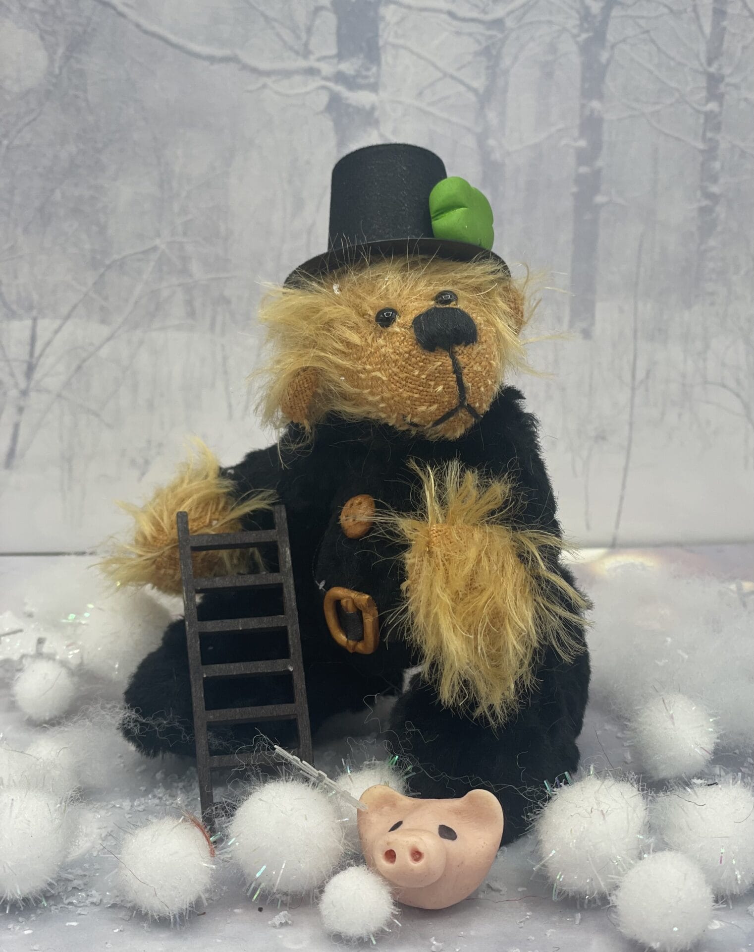 Bärino Bär Lucky 9 cm Künstlerbär – Bild 3