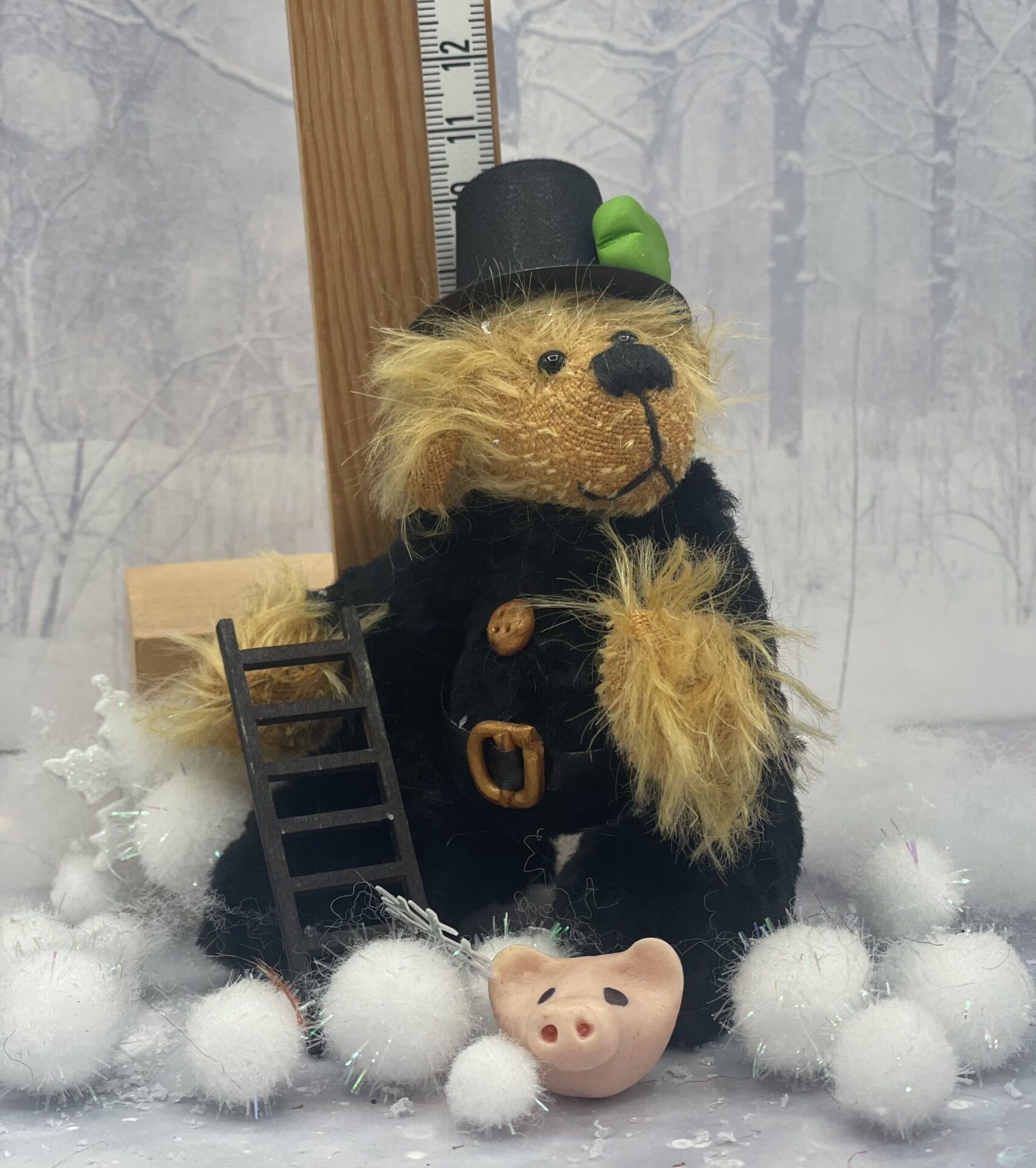 Bärino Bär Lucky 9 cm Künstlerbär – Bild 4