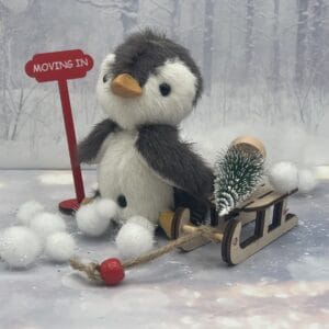 Bärino Pinguin Paul 10  cm Künstlerbär