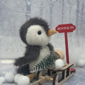 Bärino Pinguin Paul 10  cm Künstlerbär