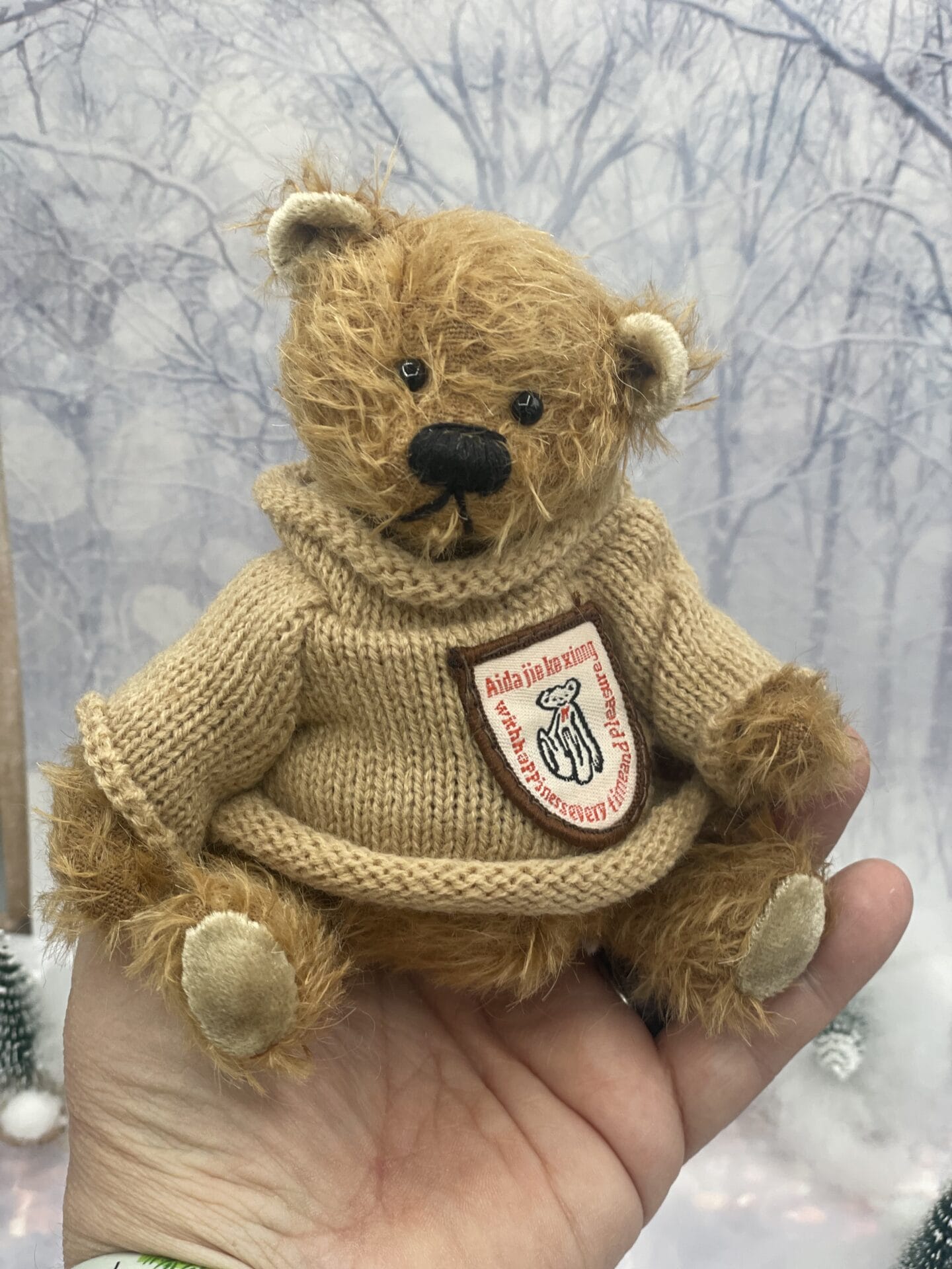 Bärino Bär Alfons 14 cm Künstlerbär – Bild 4