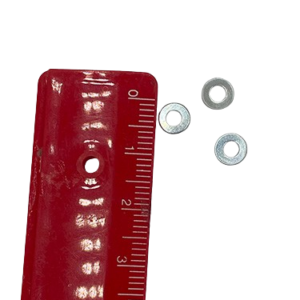 Metall-Beilagscheibe aus Stahl, verzinkt – 6 × 2,8 mm / 50 Stück