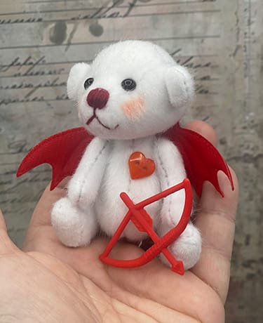 Bärino Bär Valeria 9 cm Künstlerbär – Bild 4