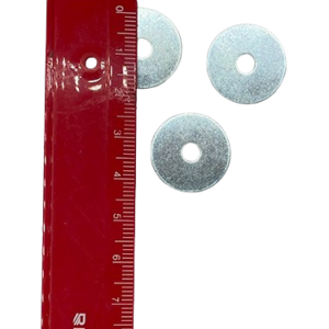 Metall-Beilagscheibe aus Stahl, verzinkt – 20 × 4,3 mm / 10 Stück