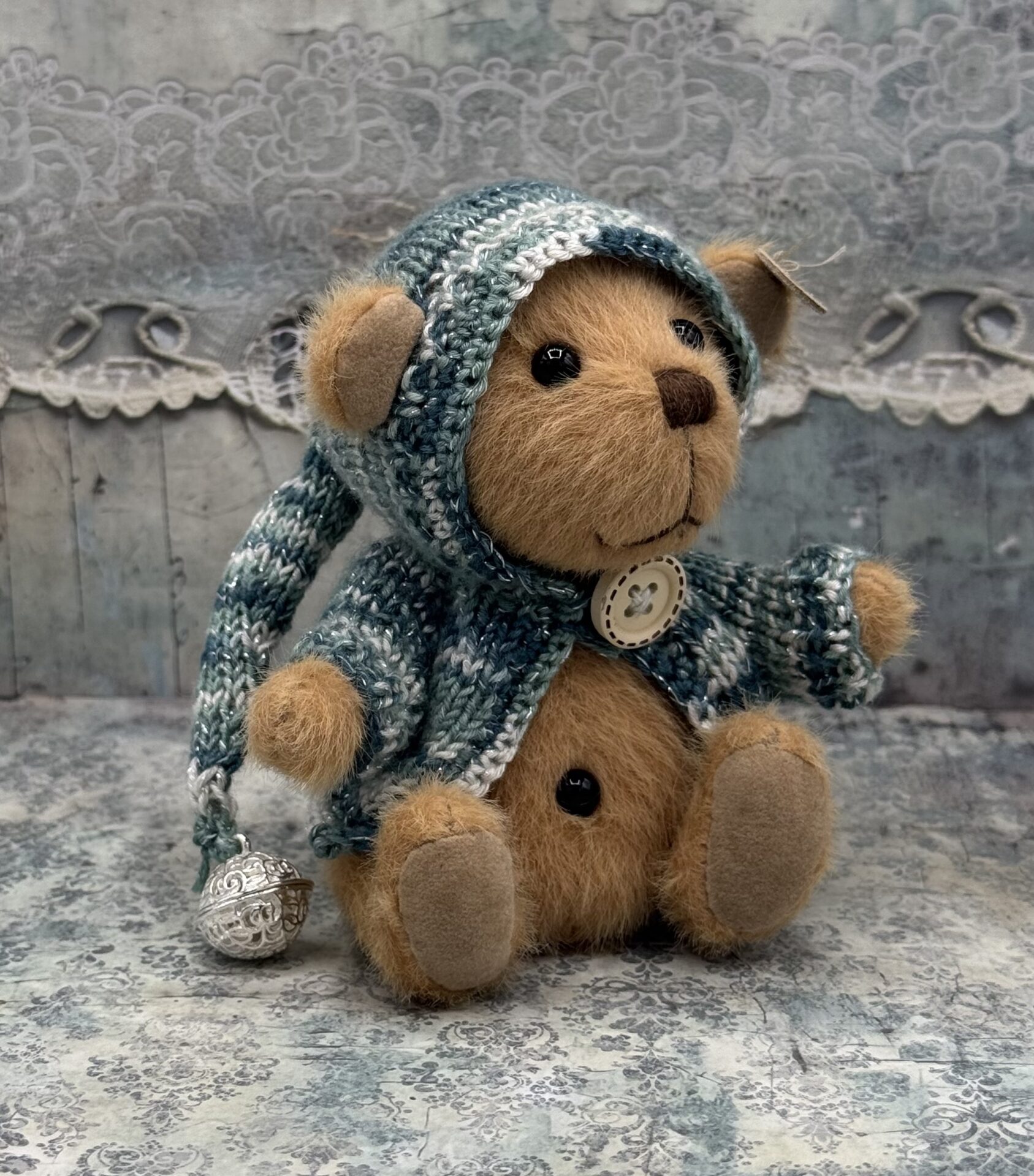Bärino Bär Cole 13 cm Künstlerbär – Bild 4