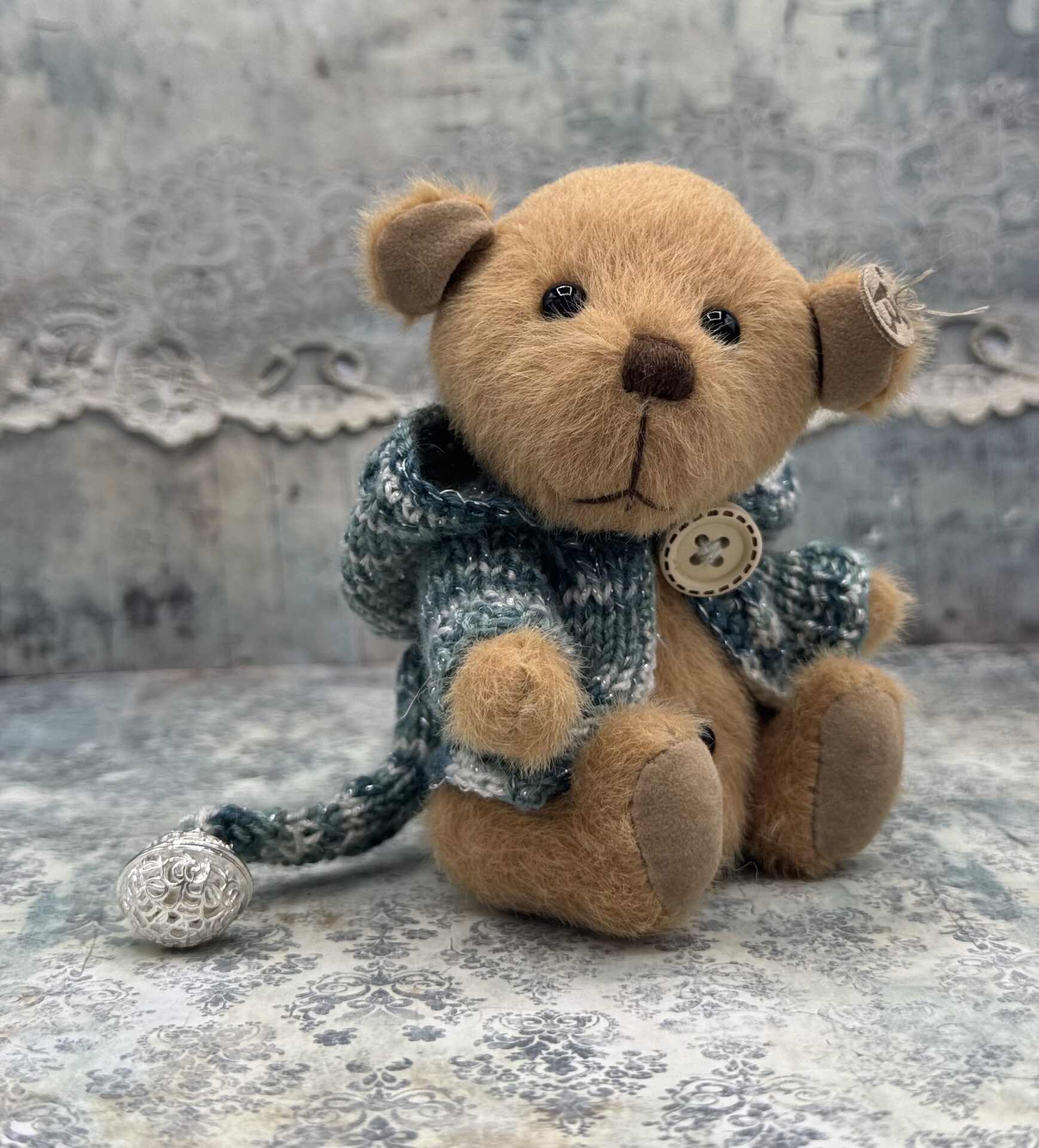 Bärino Bär Cole 13 cm Künstlerbär – Bild 8