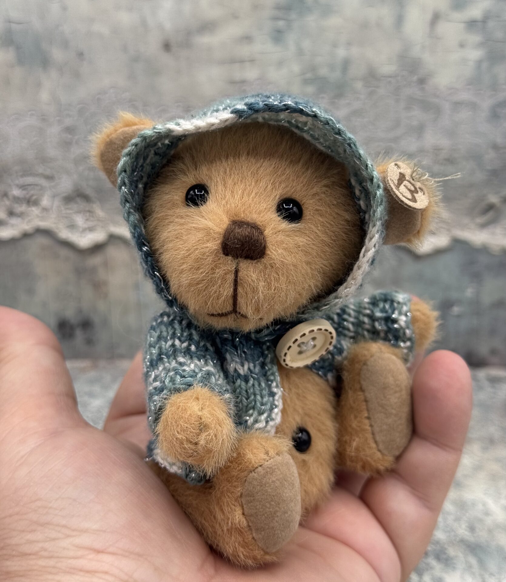 Bärino Bär Cole 13 cm Künstlerbär – Bild 9
