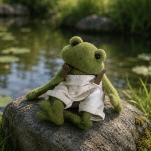 Bärino Frosch Fidor 13 cm Künstlerbär