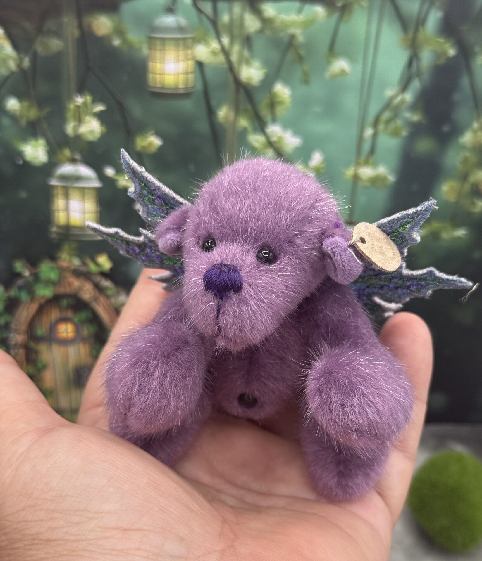Bärino Elfe Lilly 10 cm Künstlerbär – Bild 6