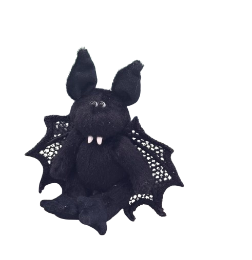 Bärino Fledermaus Amos 14 cm Künstlerbär – Bild 2