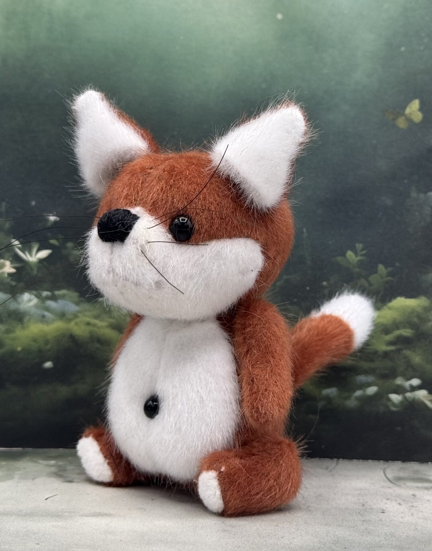Bärino Fuchs Frieder 11 cm Künstlerbär – Bild 4
