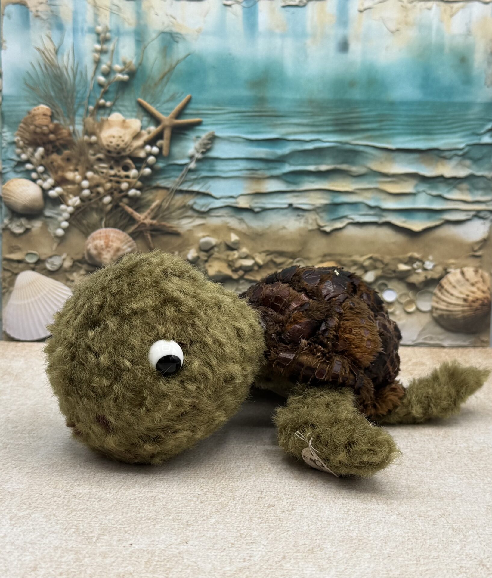 Bärino Schildkröte Morla 15 cm Künstlerbär – Bild 4