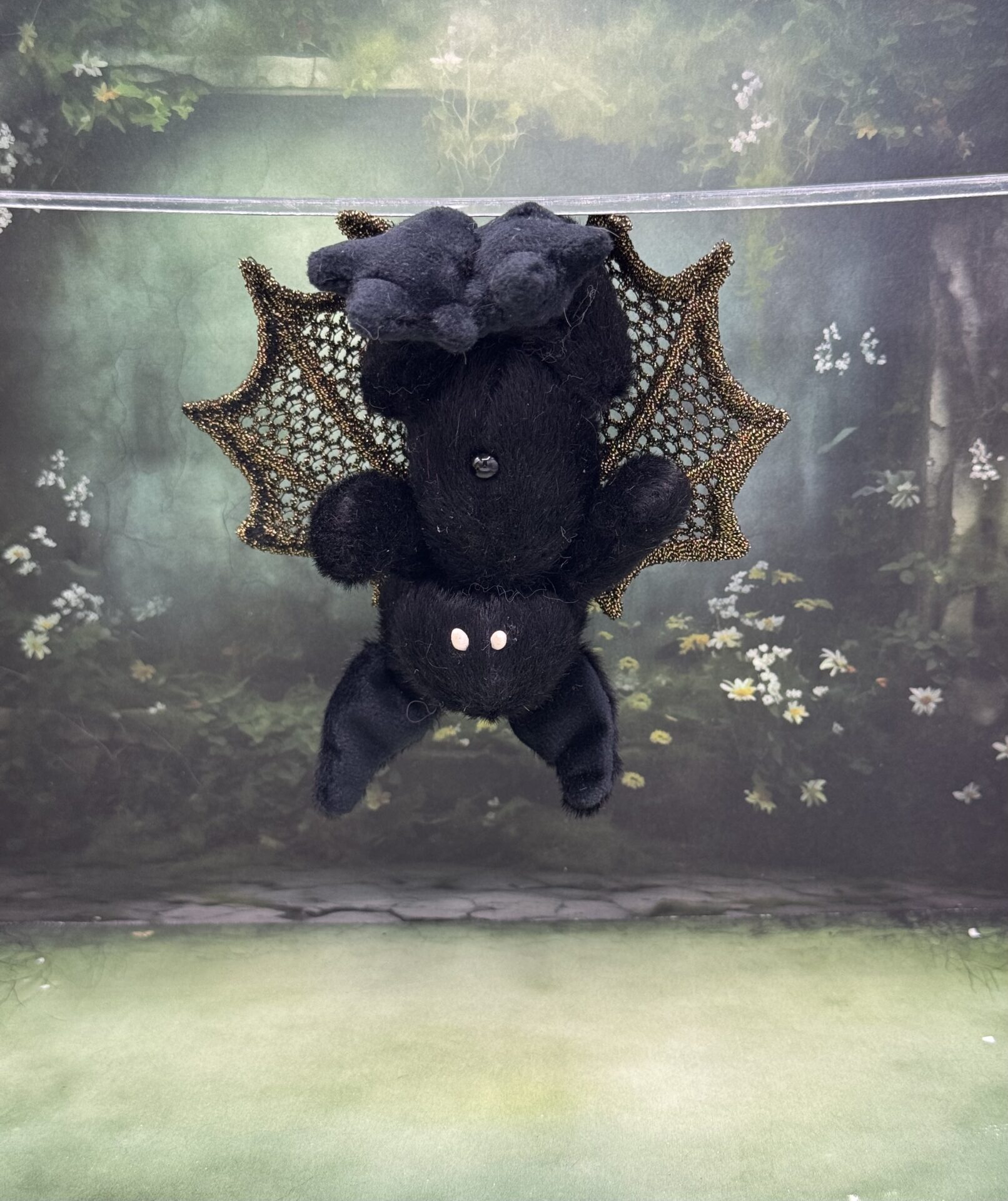 Bärino Fledermaus Lior 13 cm Künstlerbär – Bild 4