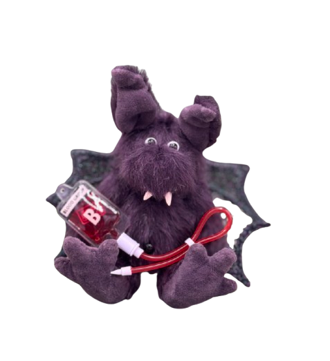 Bärino Fledermaus Nisha 13 cm Künstlerbär – Bild 2