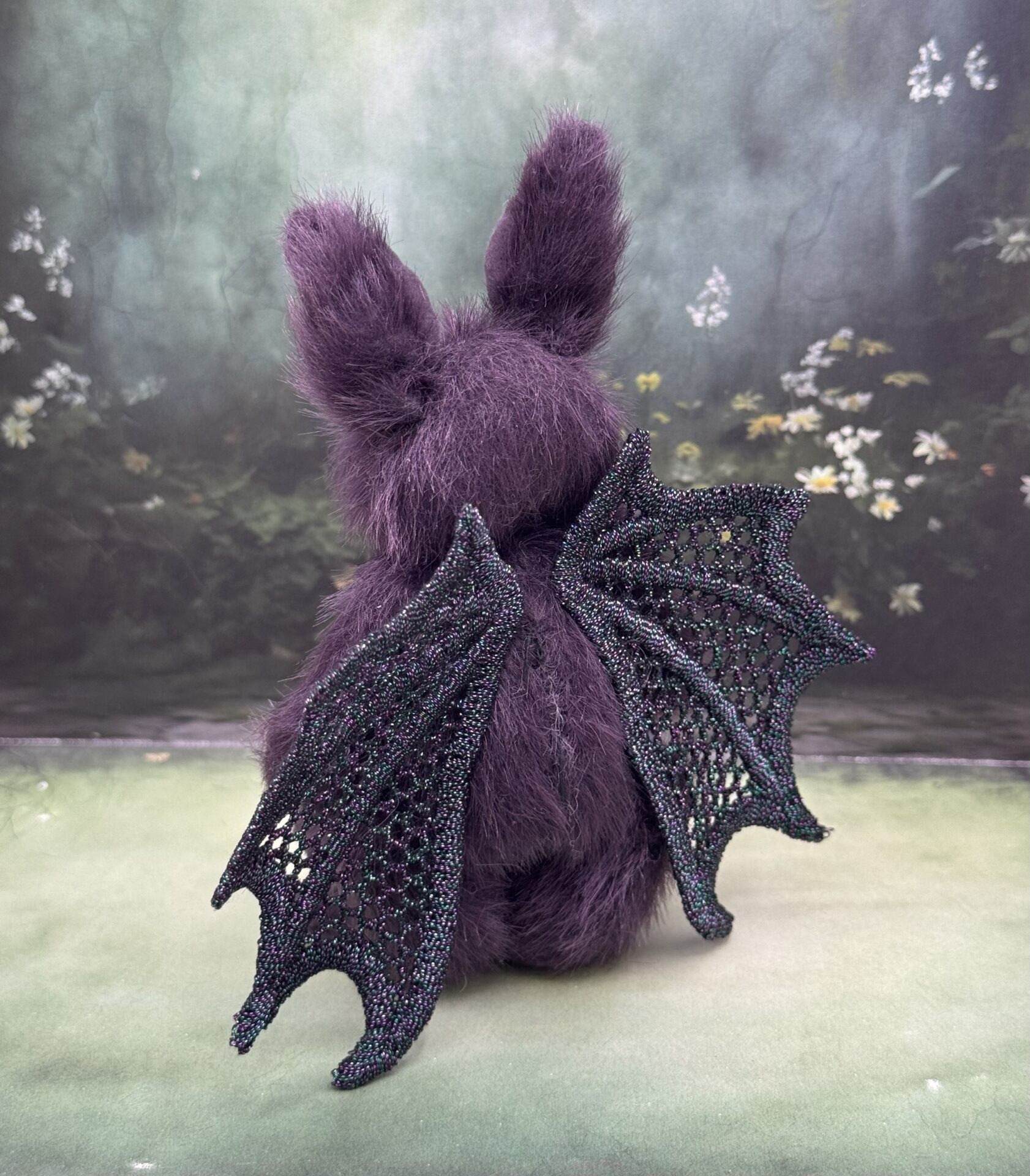 Bärino Fledermaus Nisha 13 cm Künstlerbär – Bild 8