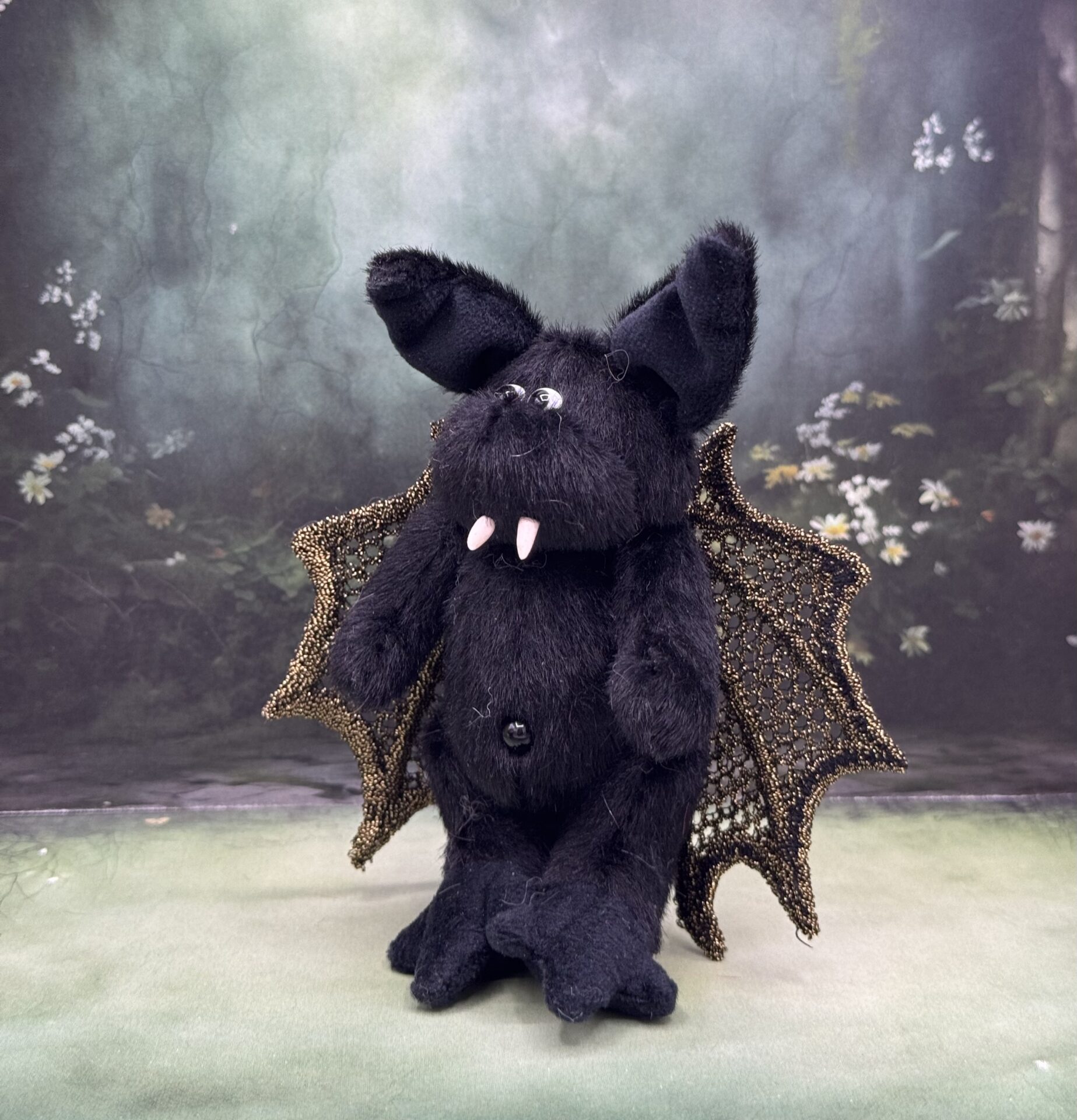 Bärino Fledermaus Lior 13 cm Künstlerbär – Bild 6