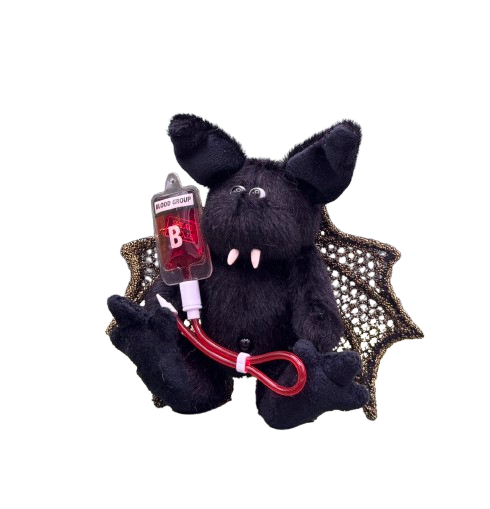 Bärino Fledermaus Lior 13 cm Künstlerbär – Bild 2