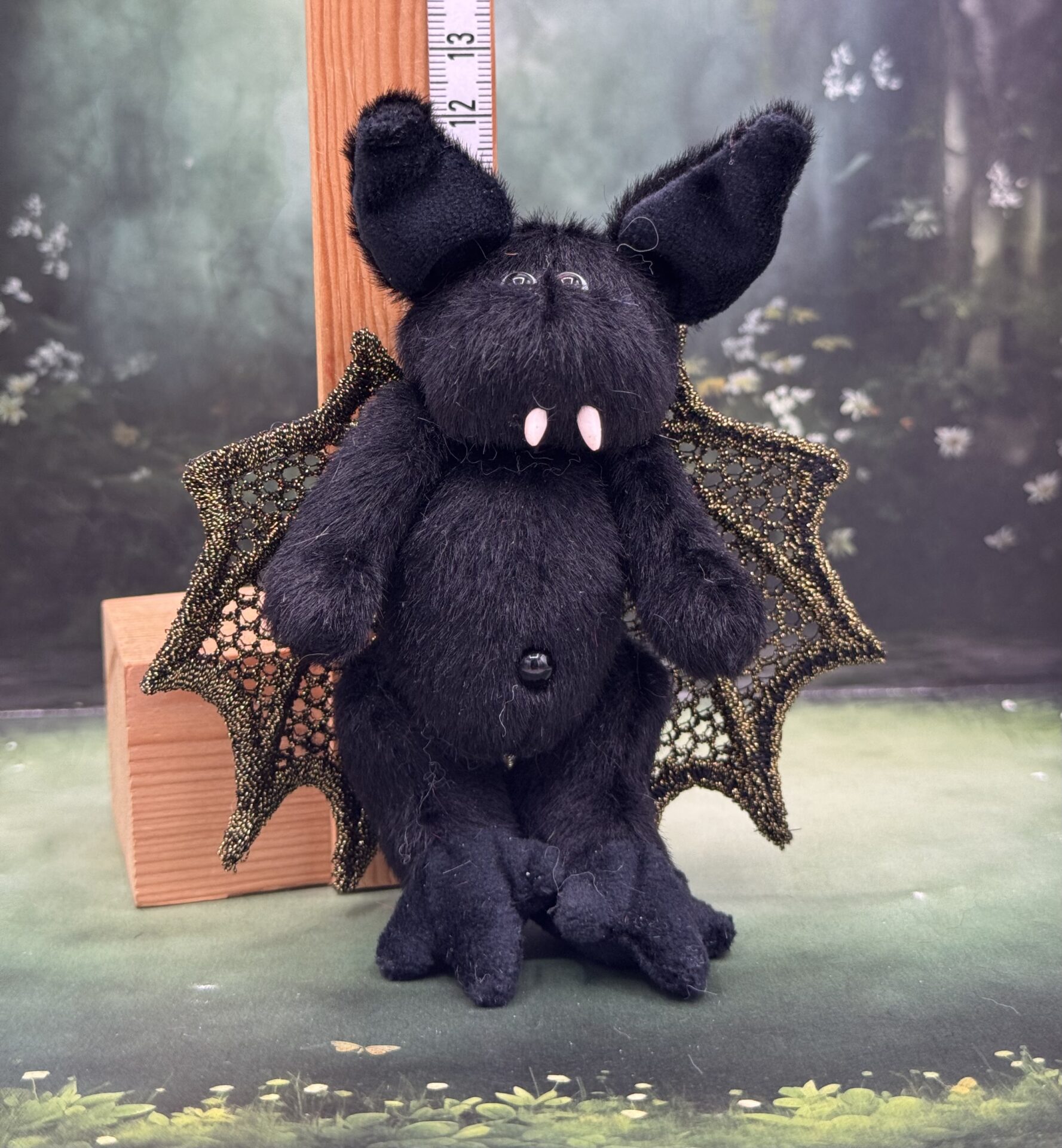 Bärino Fledermaus Lior 13 cm Künstlerbär – Bild 9