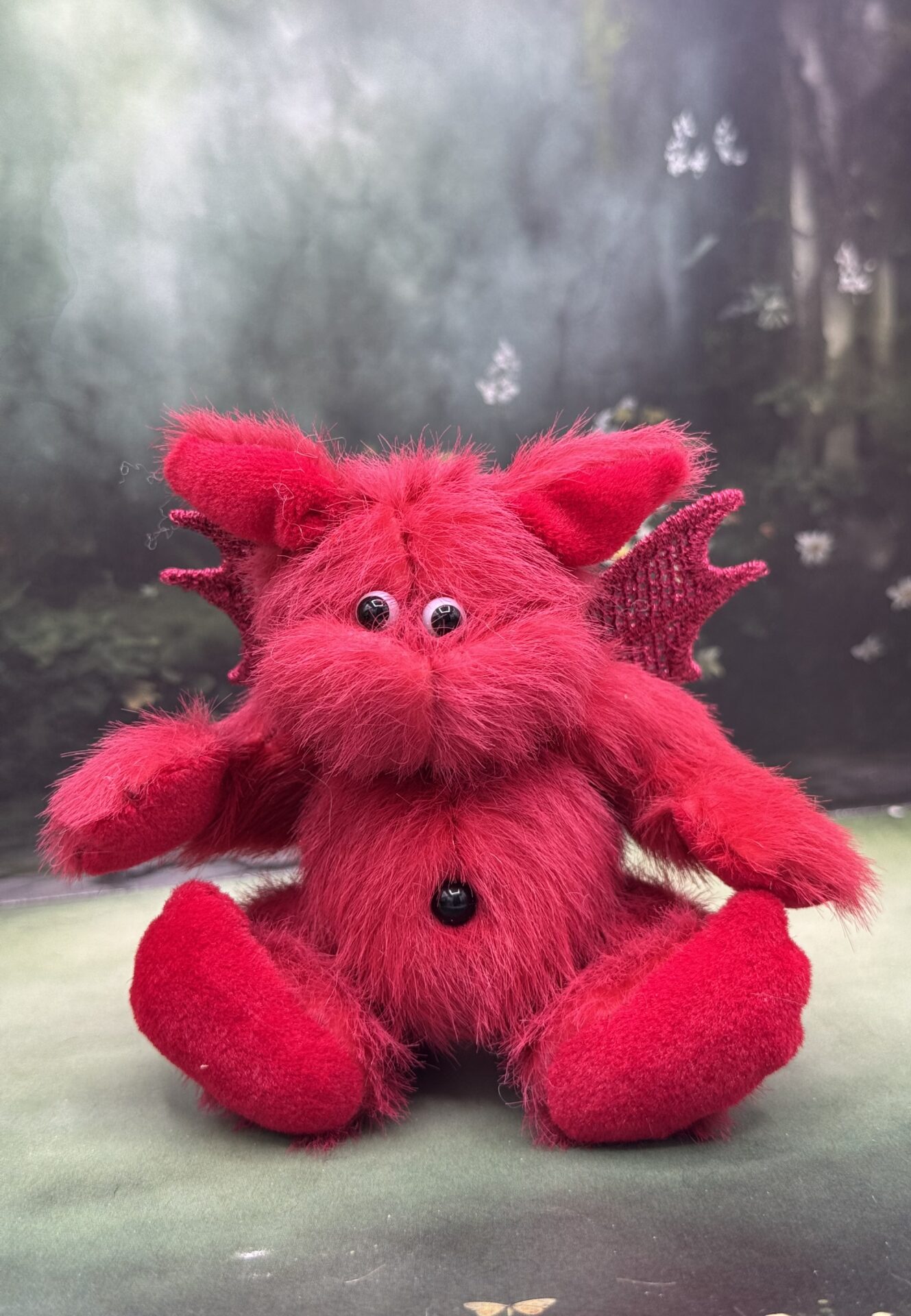 Bärino Drache Corla 10 cm Künstlerbär – Bild 7