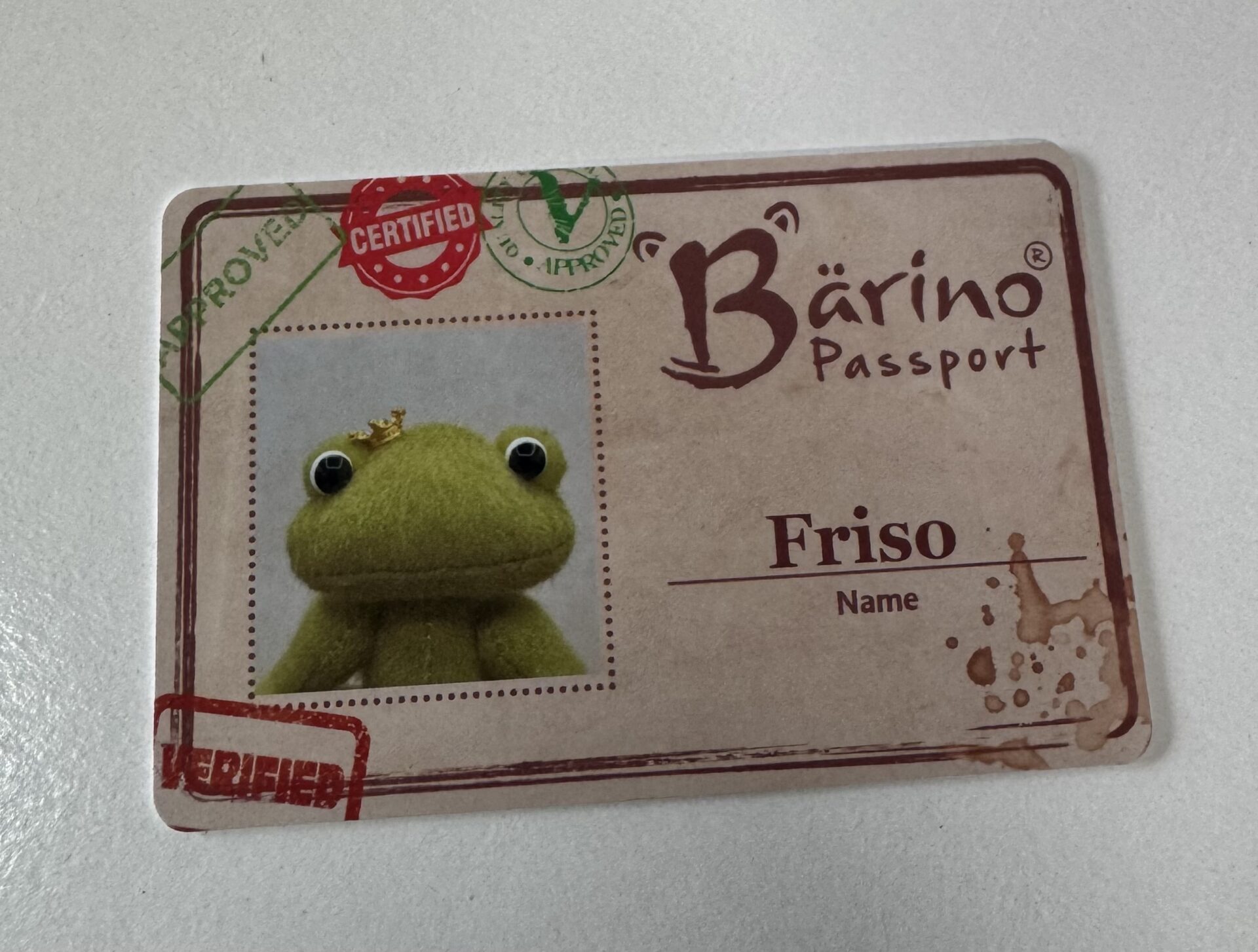 Bärino Frosch Friso 13 cm – Bild 12