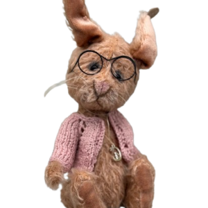 Bärino Hase Rose 23 cm Künstlerbär