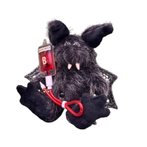 Bärino Fledermaus Silverio 13  cm Künstlerbär