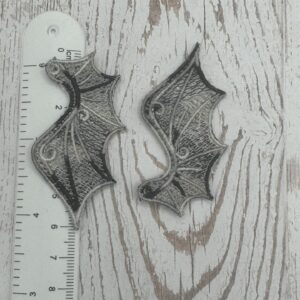 Flügel Farbverlaufsgarn 6×3 cm