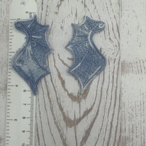 Flügel Farbverlaufsgarn 6×3 cm
