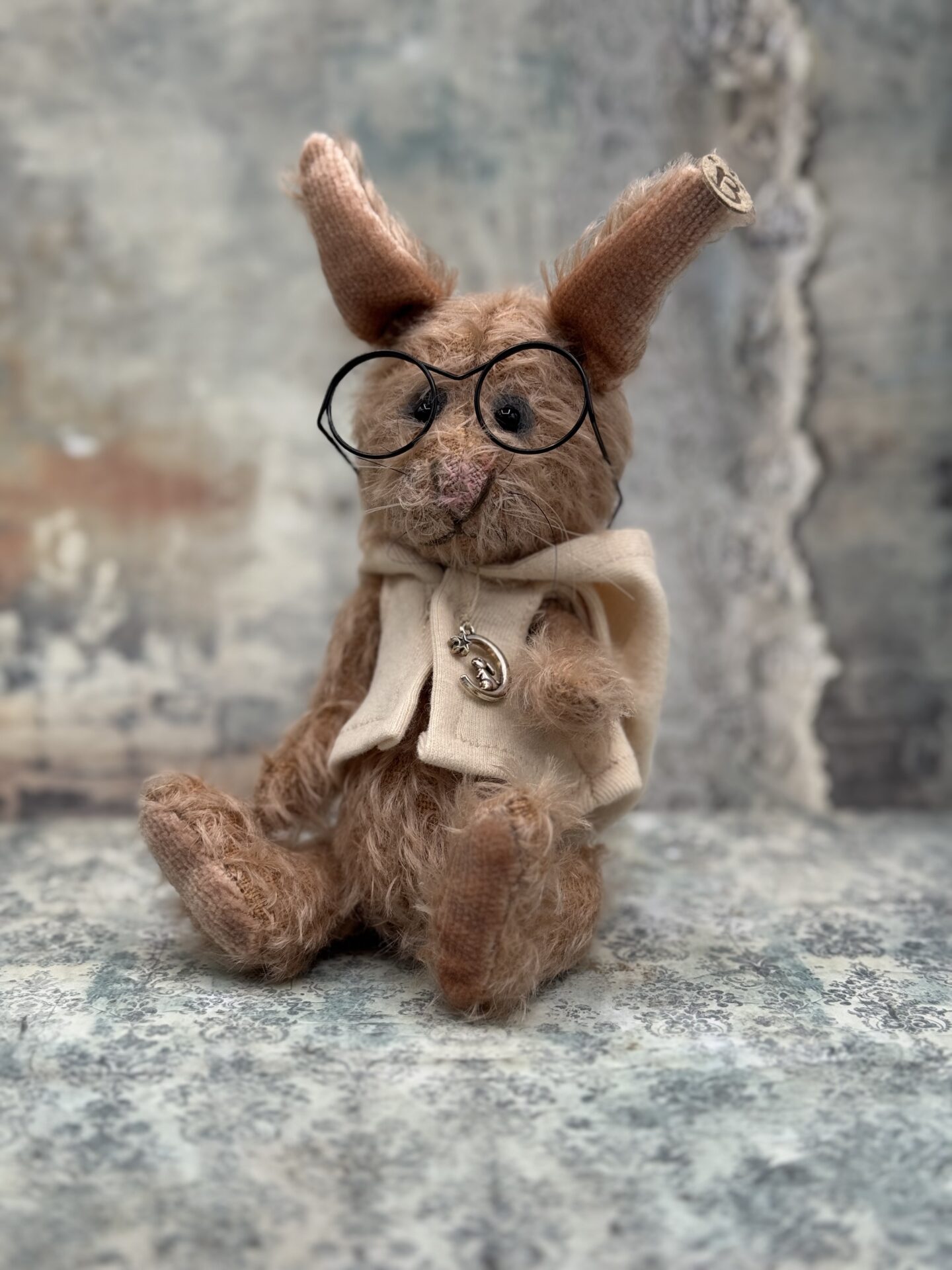 Bärino Hase Linsey 20 cm Künstlerbär – Bild 4