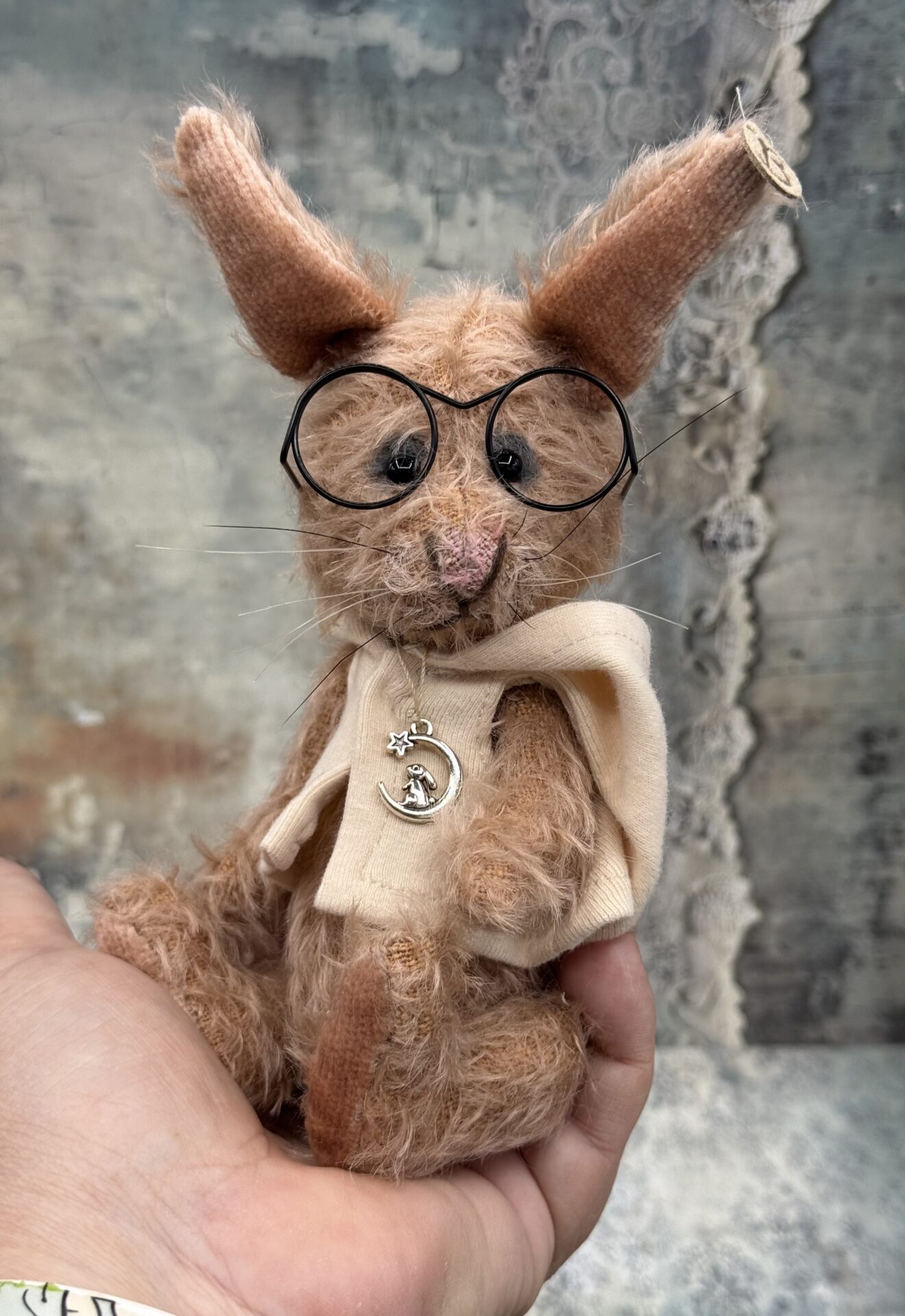 Bärino Hase Linsey 20 cm Künstlerbär – Bild 6