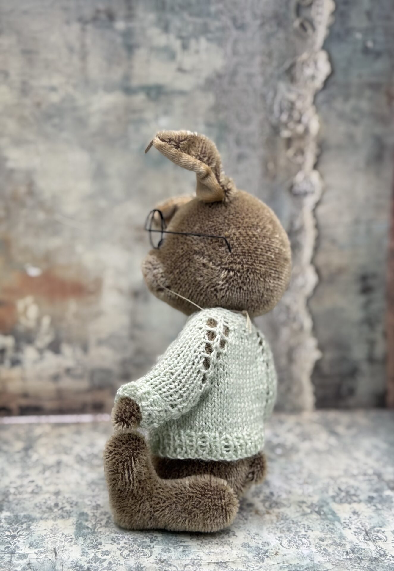 Bärino Hase Maya 24 cm Künstlerbär – Bild 3