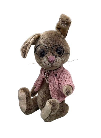 Bärino Hase Eugenie 24 cm Künstlerbär – Bild 2