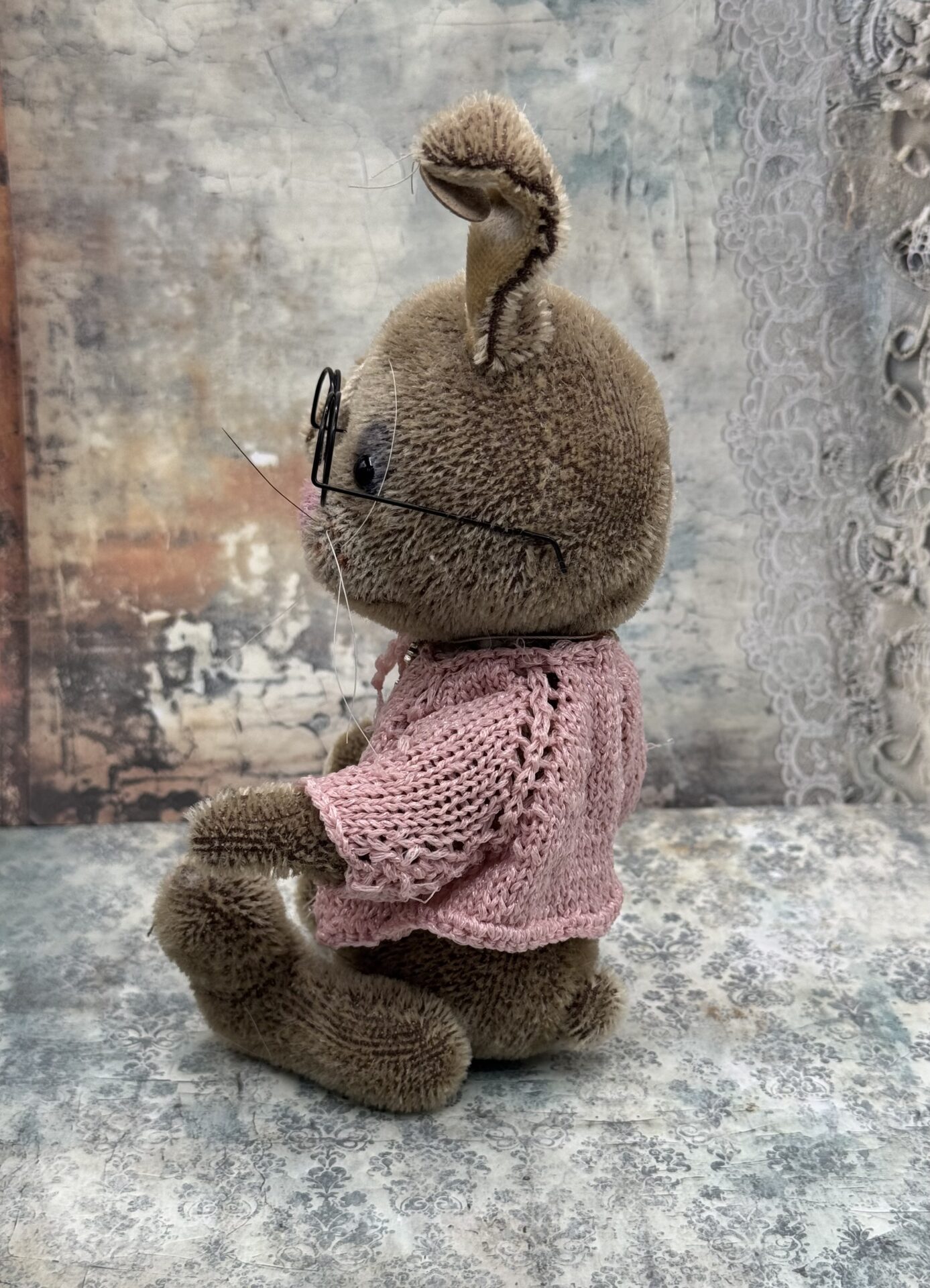 Bärino Hase Eugenie 24 cm Künstlerbär – Bild 6
