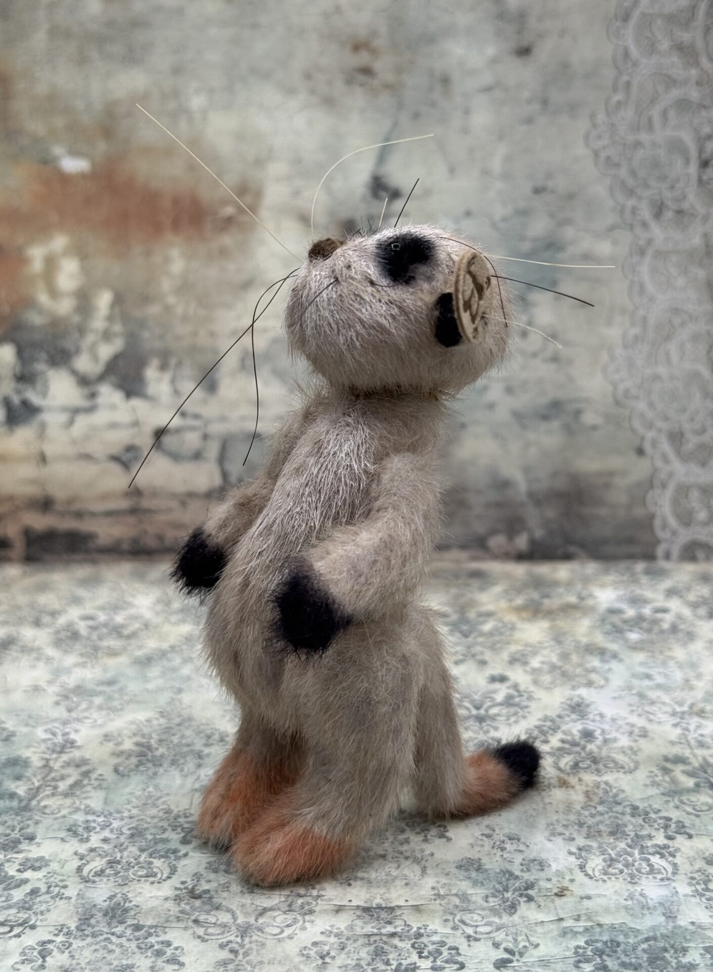 Bärino Erdmännchen Eduard 8 cm Künstlerbär – Bild 4
