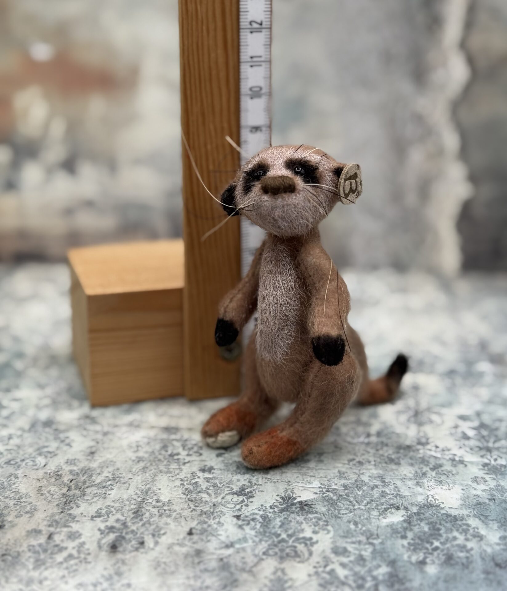 Bärino Erdmännchen Edwin 8 cm Künstlerbär – Bild 7