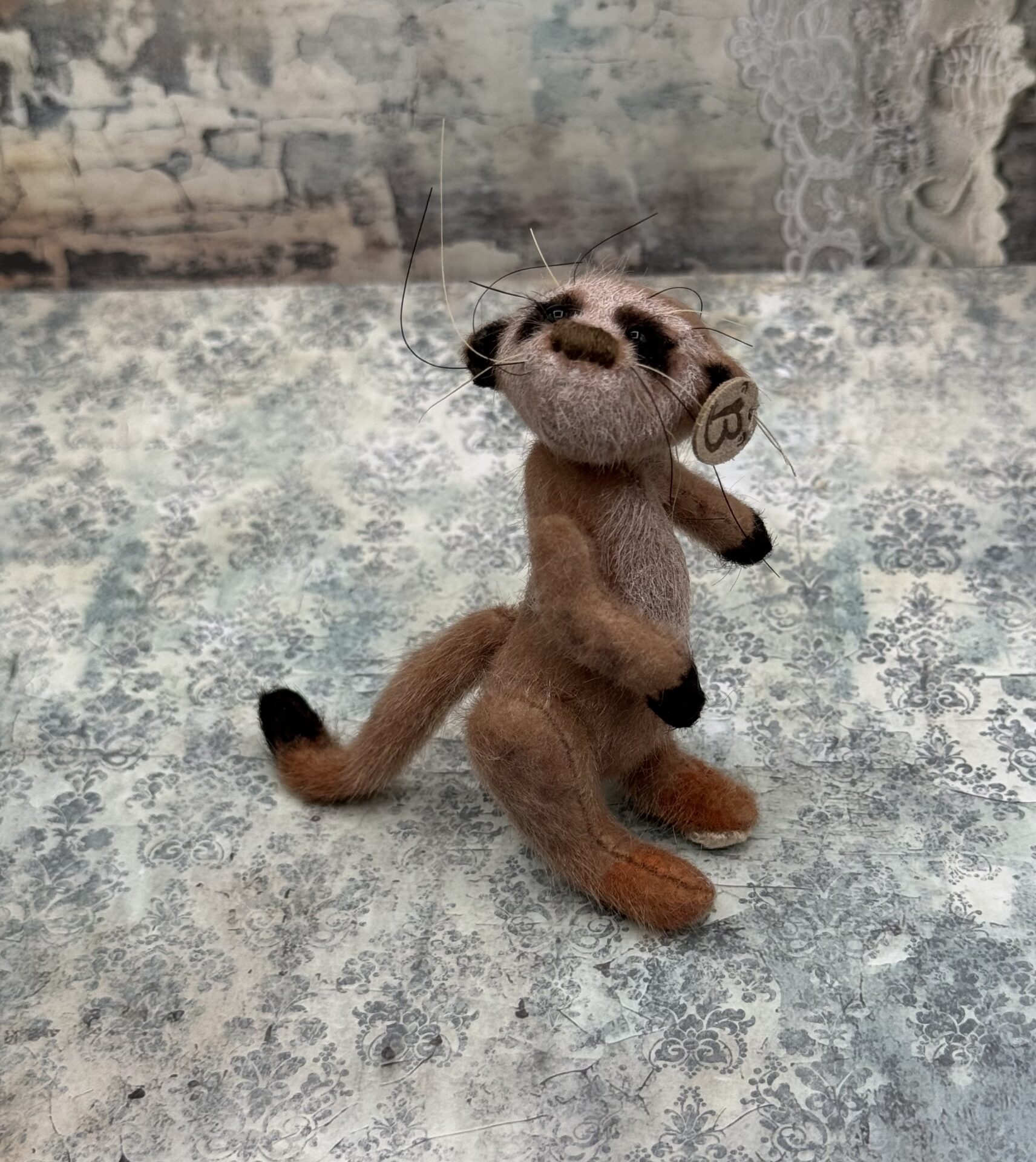 Bärino Erdmännchen Edwin 8 cm Künstlerbär – Bild 5