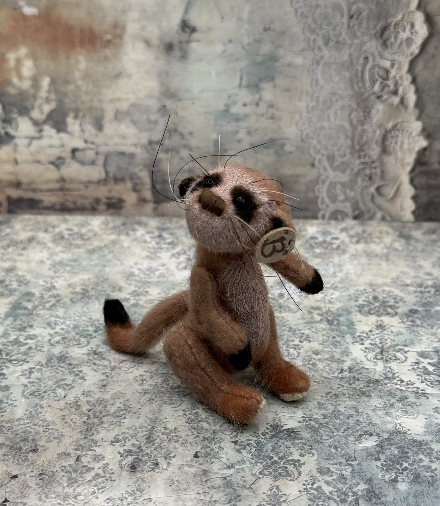 Bärino Erdmännchen Edwin 8 cm Künstlerbär