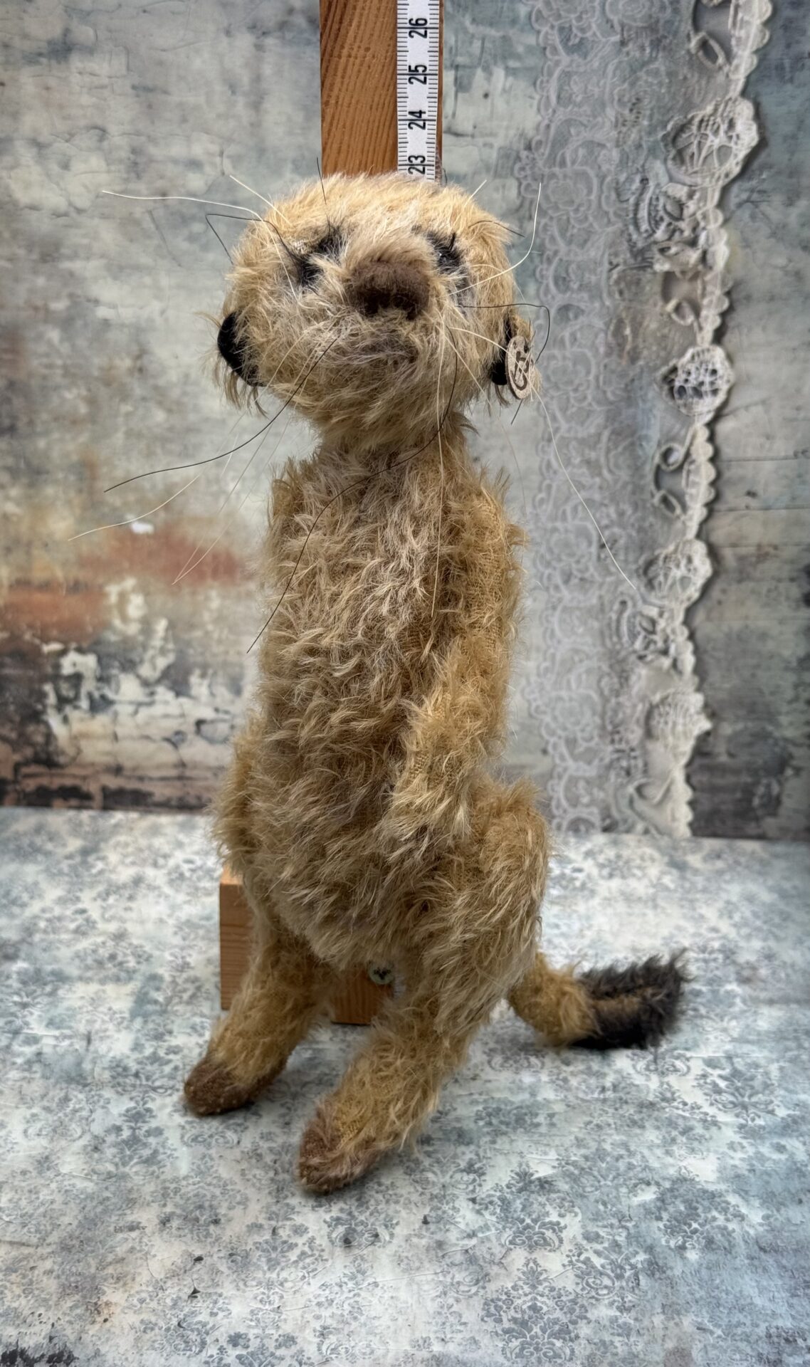 Bärino Erdmännchen Kalle 24 cm Künstlerbär – Bild 6