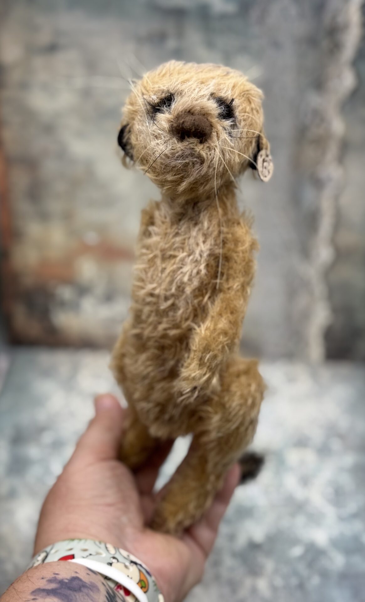 Bärino Erdmännchen Kalle 24 cm Künstlerbär – Bild 3