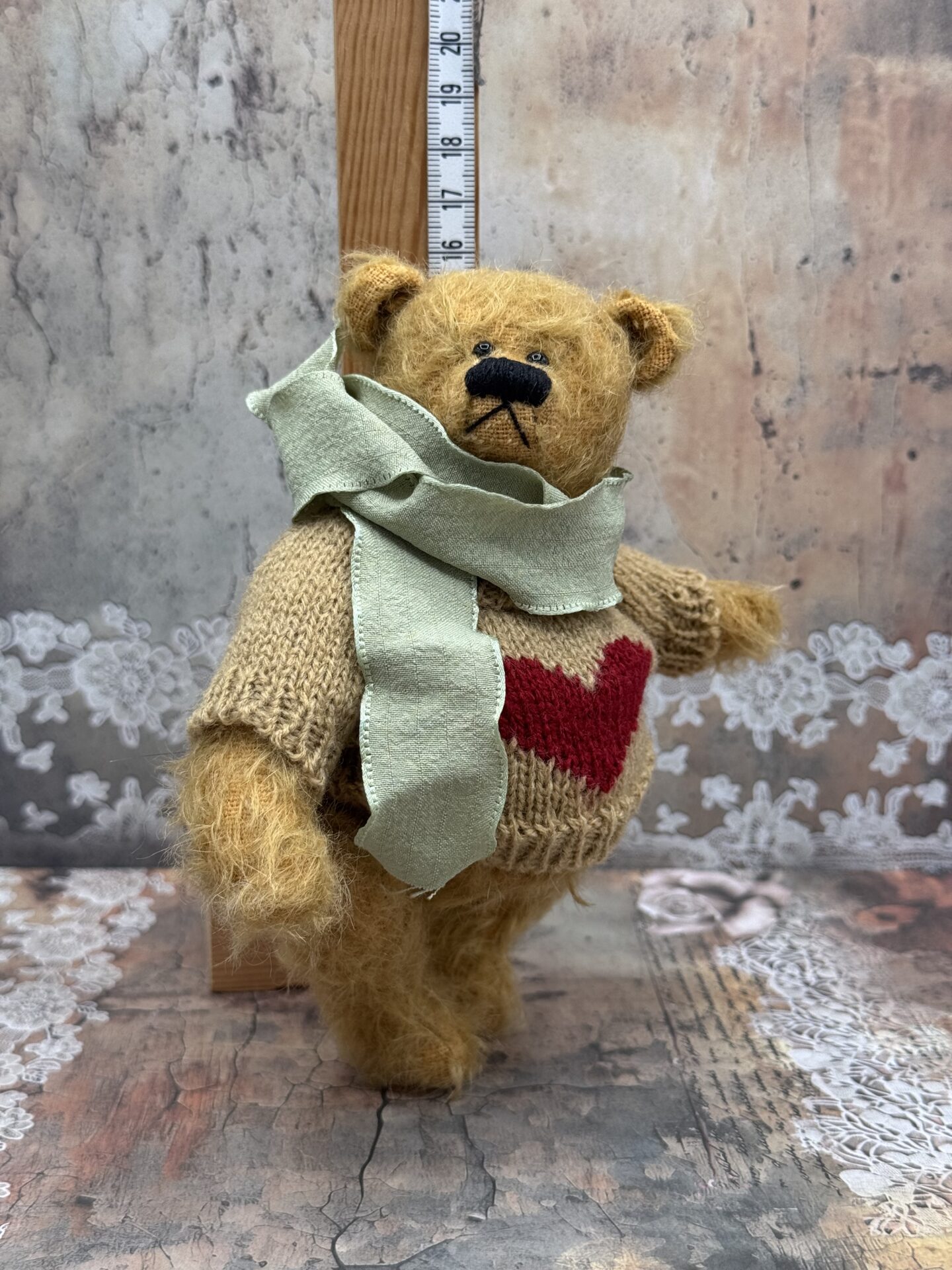 Bärino Bär Mats 16 cm Künstlerbär – Bild 7